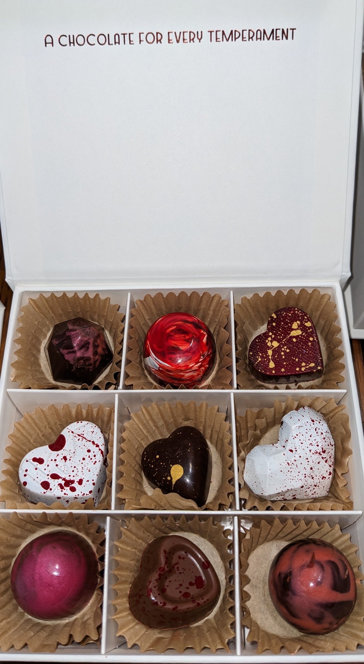9 piece bonbon box